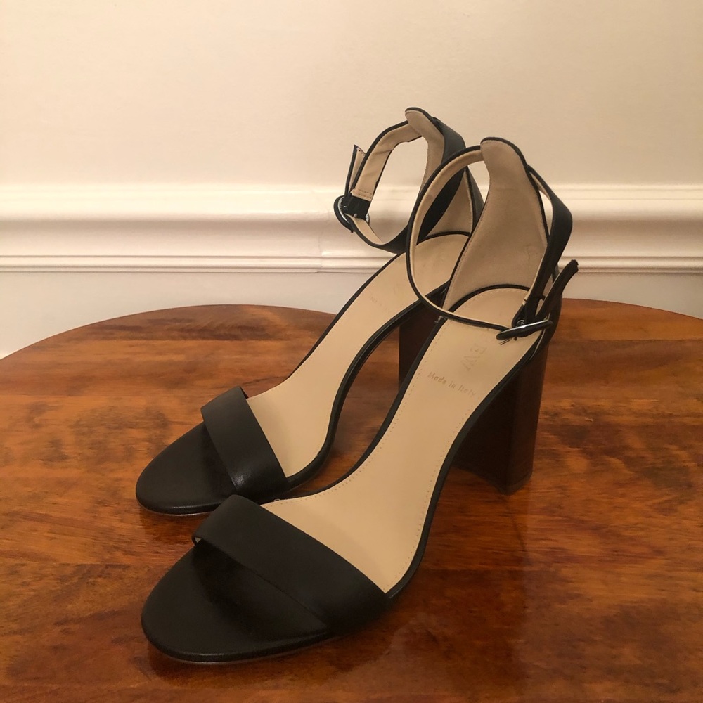 J. Crew block heels